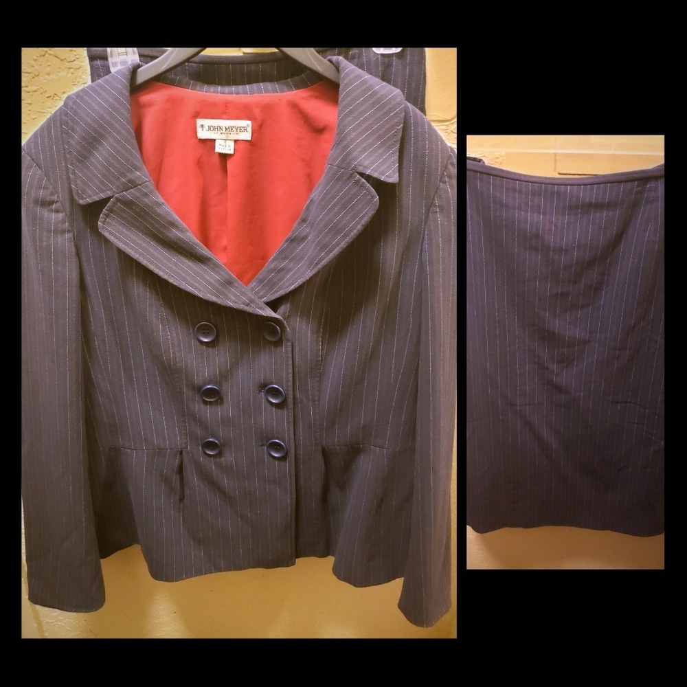 Blazer and Skirt Suit